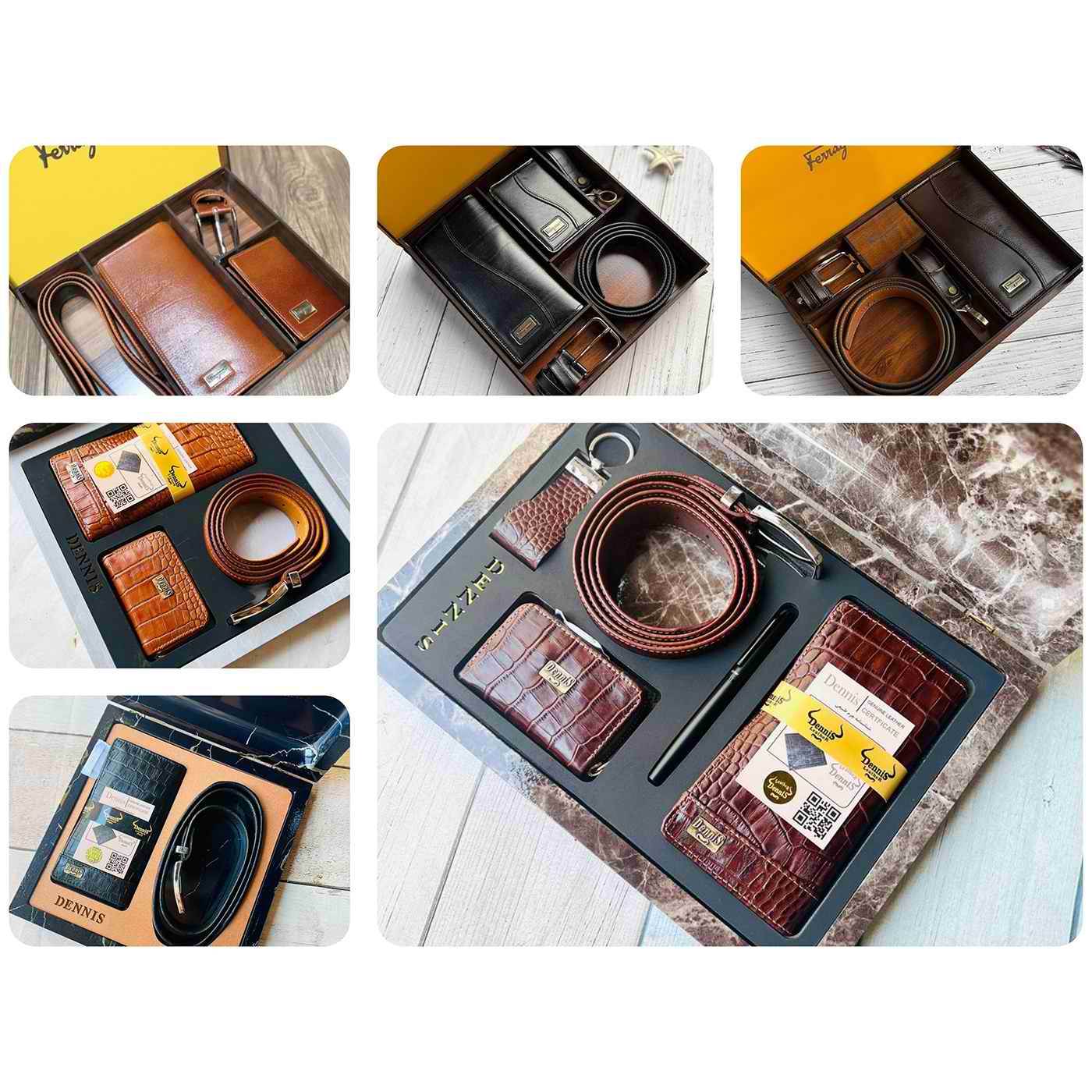 خرید ست های چرم گاوی طبیعی