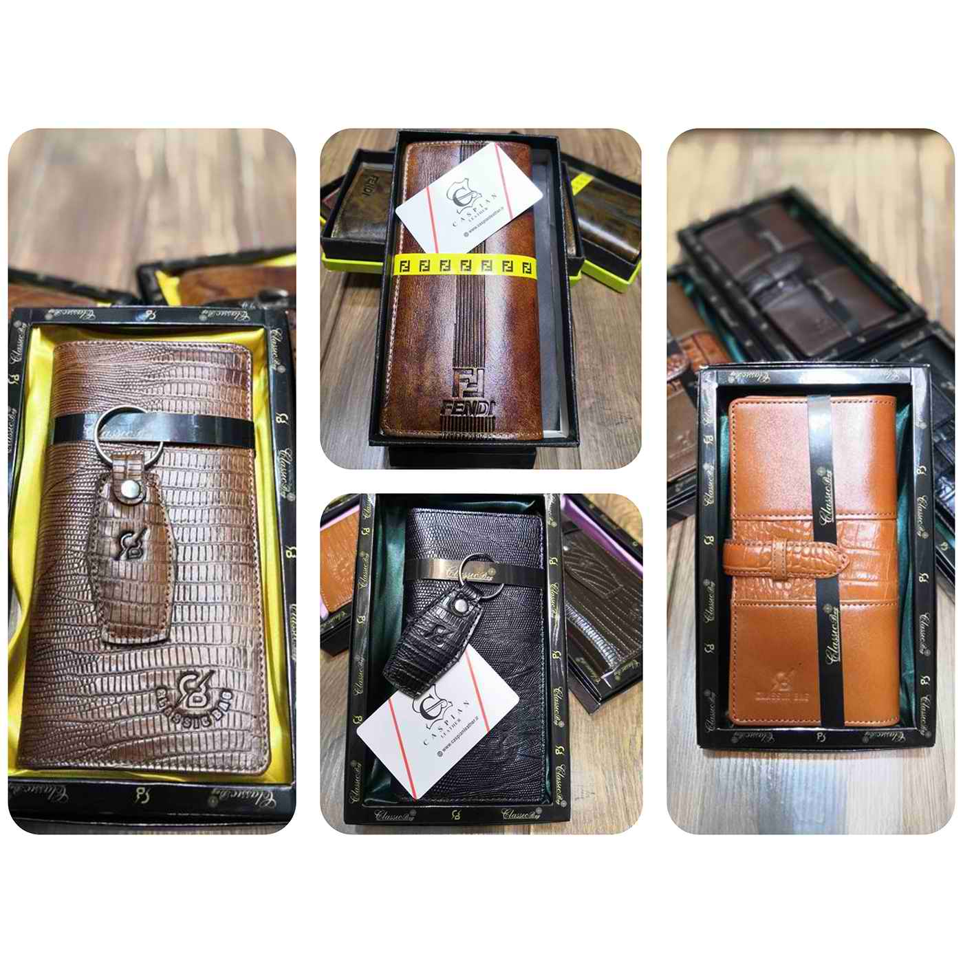 خرید کیف پول کتی چرم گاوی