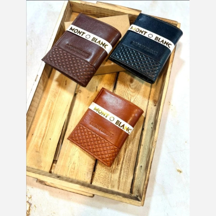 خرید کیف جیبی چرم گاوی مونت بلانک