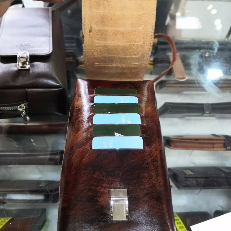 خرید شوزبگ چرم گاوی دسترنگ مونت بلانک