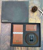 خرید ست کیف پول کتی مردانه چرم مصنوعی گوچی اعلا