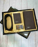 خرید ست کیف پول مردانه سه تیکه چرم مصنوعی گوچی