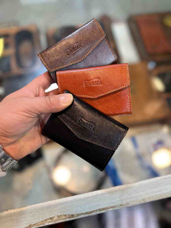 خرید جاکارتی چرم گاوی طبیعی اکاردوئی لزارد