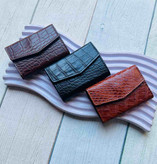 خرید جاکارتی چرم گاوی طبیعی اکاردوئی لزارد