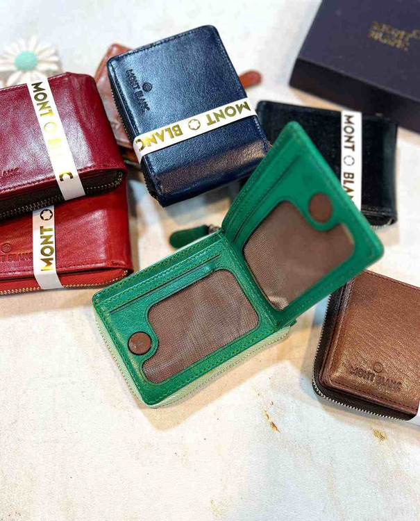 خرید کیف پول جیبی چرم گاوی جاکارتی دور زیپ