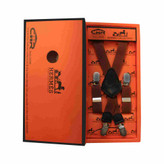 خرید ساسبند بند چرم گاوی 4گیره گیره استیل اعلا کش فری سایز برند HERMES