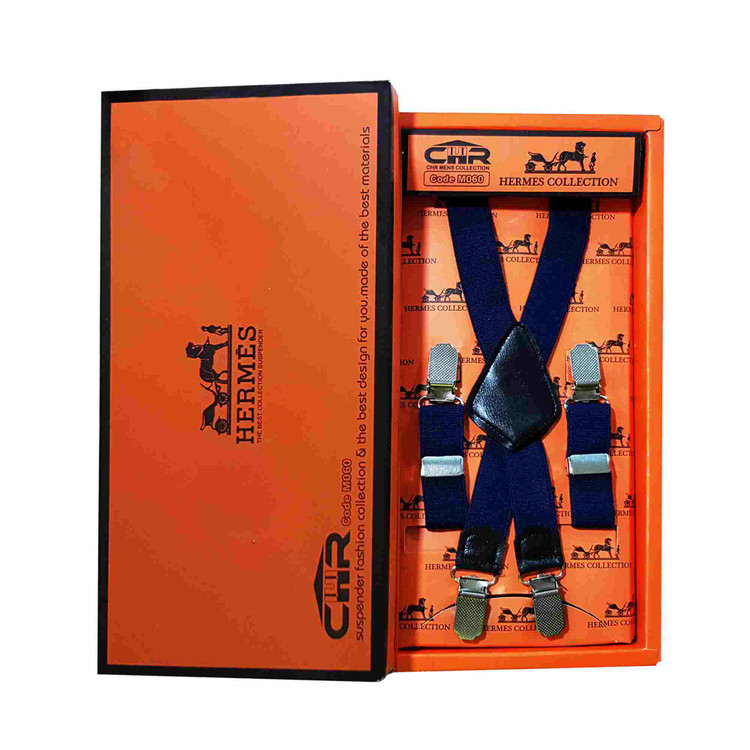 خرید ساسبند بند چرم گاوی 4گیره گیره استیل اعلا کش فری سایز برند HERMES