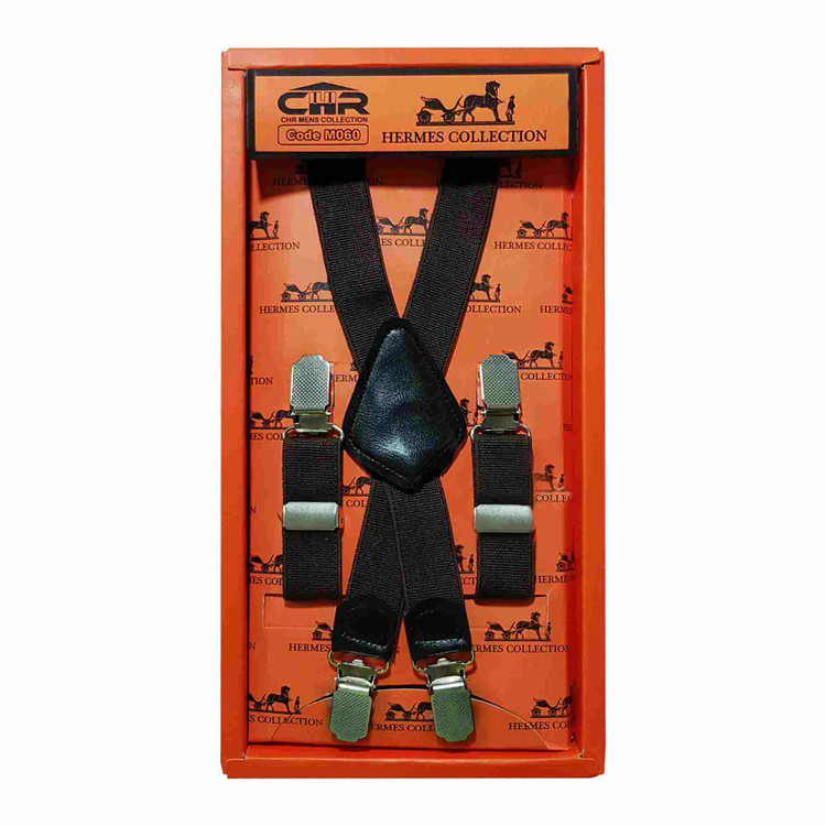 خرید ساسبند بند چرم گاوی 4گیره گیره استیل اعلا کش فری سایز برند HERMES