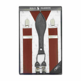 خرید ساسبند بند چرم گاوی 4گیره گیره استیل اعلا کش فری سایز برند POLO