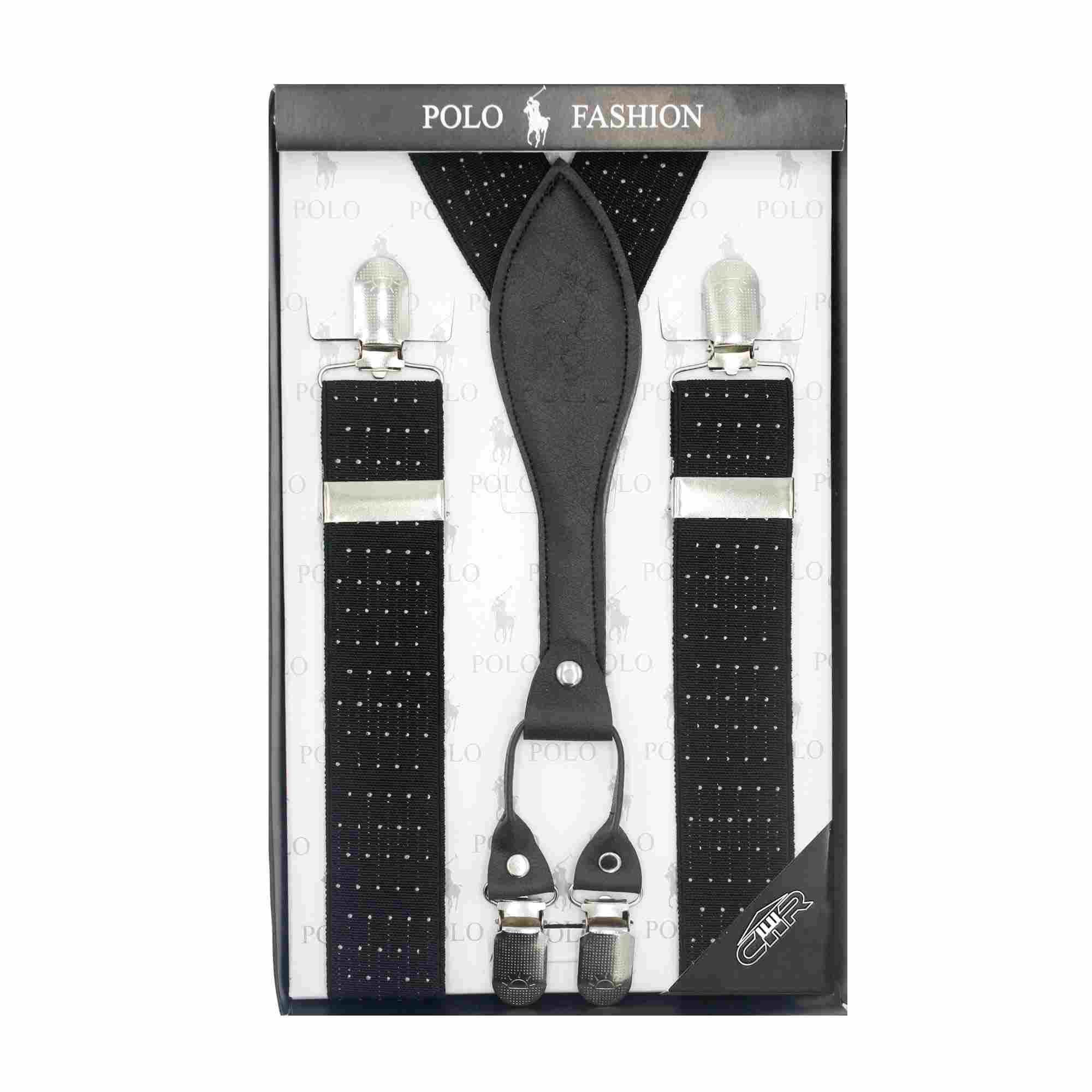خرید ساسبند بند چرم گاوی 4گیره گیره استیل اعلا کش فری سایز برند POLO