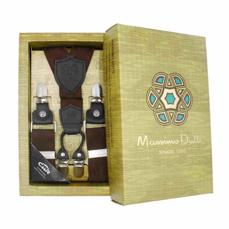 خرید ساسبند بند چرم گاوی 4گیره گیره استیل اعلا کش فری سایز برند MASSIMO DUTTI