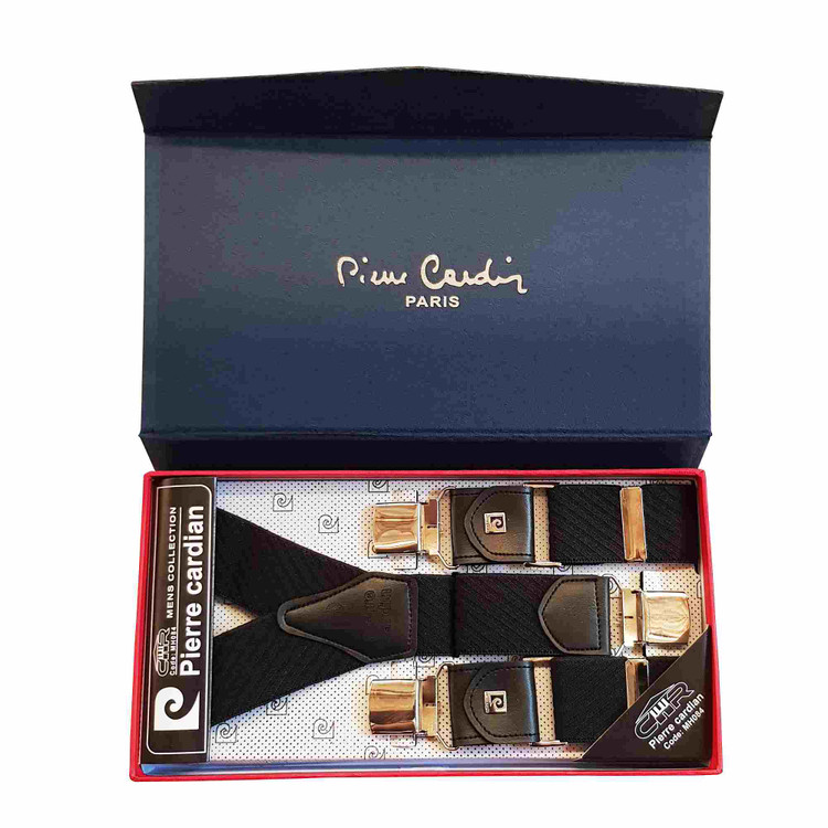 خرید ساسبند بند چرم گاوی 4گیره گیره استیل اعلا کش فری سایز برند PIERRE CARDIAN
