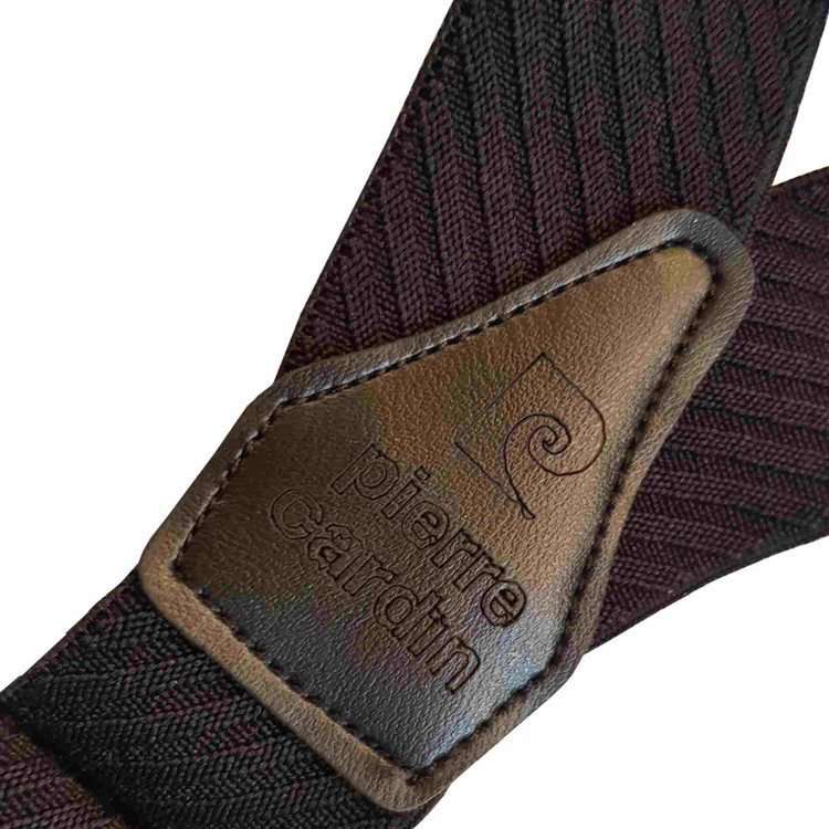 خرید ساسبند بند چرم گاوی 4گیره گیره استیل اعلا کش فری سایز برند PIERRE CARDIAN