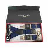 خرید ساسبند بند چرم گاوی 4گیره گیره استیل اعلا کش فری سایز برند PIERRE CARDIAN