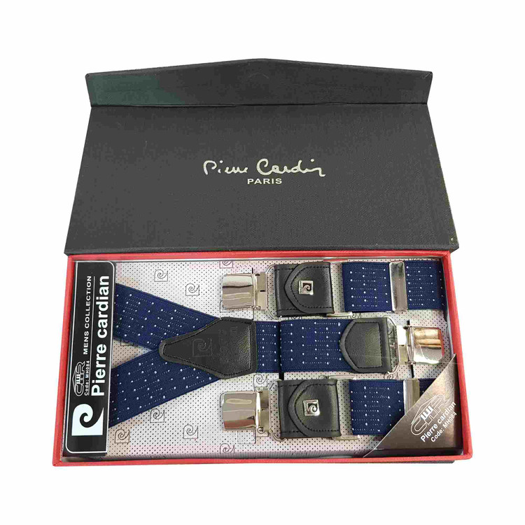 خرید ساسبند بند چرم گاوی 4گیره گیره استیل اعلا کش فری سایز برند PIERRE CARDIAN