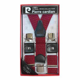 خرید ساسبند بند چرم گاوی 4گیره گیره استیل اعلا کش فری سایز برند PIERRE CARDIAN