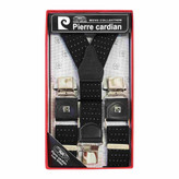 خرید ساسبند بند چرم گاوی 4گیره گیره استیل اعلا کش فری سایز برند PIERRE CARDIAN