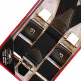 خرید ساسبند بند چرم گاوی 4گیره گیره استیل اعلا کش فری سایز برند PIERRE CARDIAN