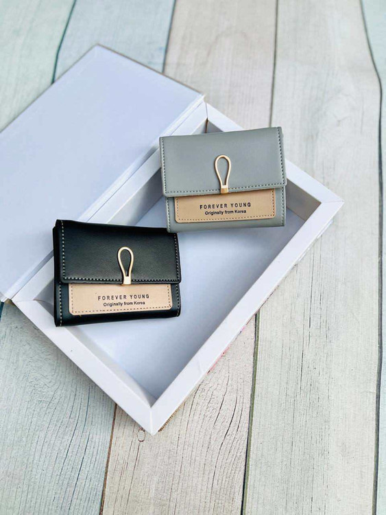 خریدکیف پول و جاکارتی دخترانه فانتزی رنگی کد104