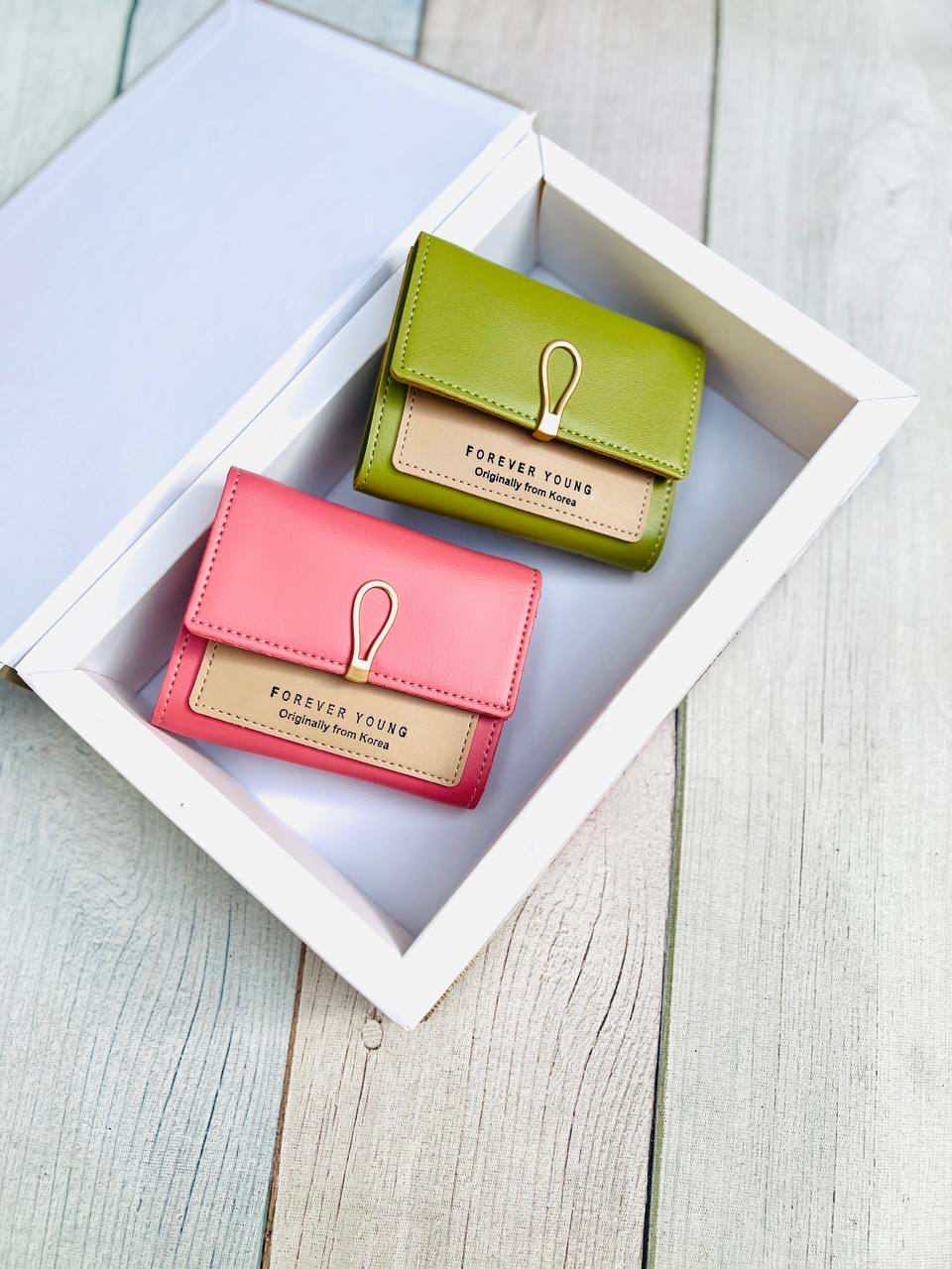 خریدکیف پول و جاکارتی دخترانه فانتزی رنگی کد104