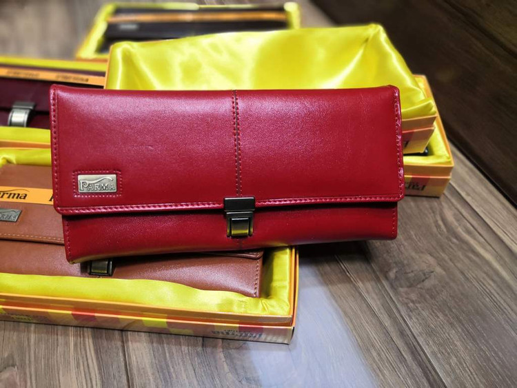 خرید کیف زنانه دستی بزرگ چرم گاوی طبیعی پارما