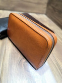 خرید کیف پول دستی چرم گاوی طبیعی دور زیپ اعلا