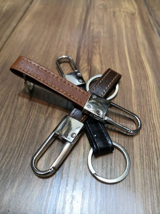 خرید جاکلیدی چرم گاوی باریک مردانه یراق اعلا