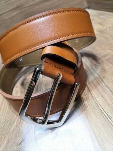 خرید کمربند چرم گاوی مردانه اعلا 4 سانت قلاب استیل