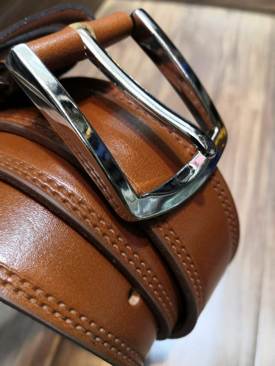 خرید کمربند چرم گاوی مردانه اعلا 4 سانت قلاب استیل