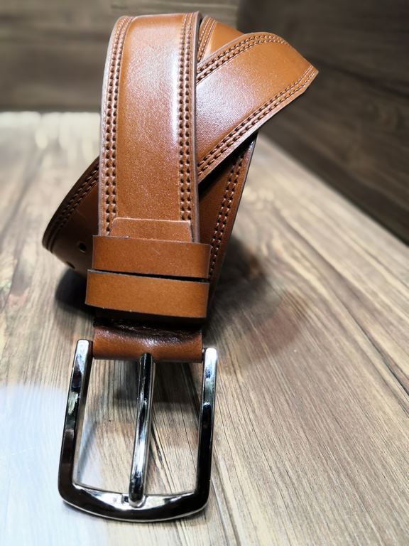 خرید کمربند چرم گاوی مردانه اعلا 4 سانت قلاب استیل