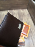 خرید کیف پول جیبی دوالبوم چرم گاوی طبیعی مارک فلزی پارما