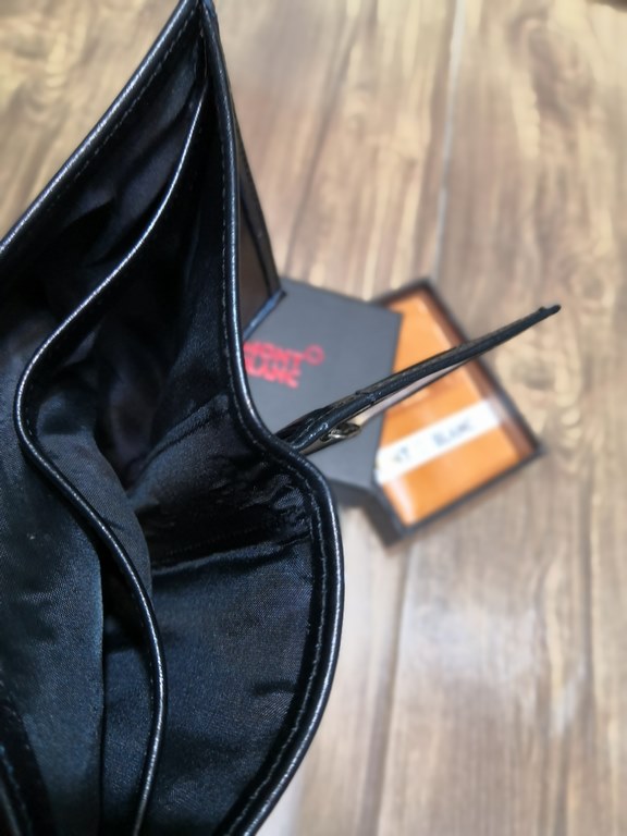 خرید کیف پول جیبی چرم گاوی طبیعی مردانه برند مونت