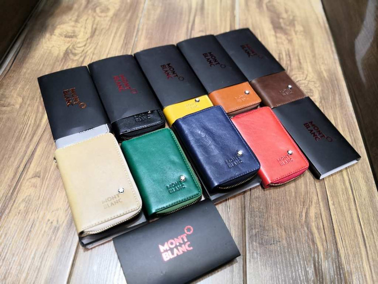 خرید جاکارتی دورزیپ فلزی چرم گاوی طبیعی رنگی مونت