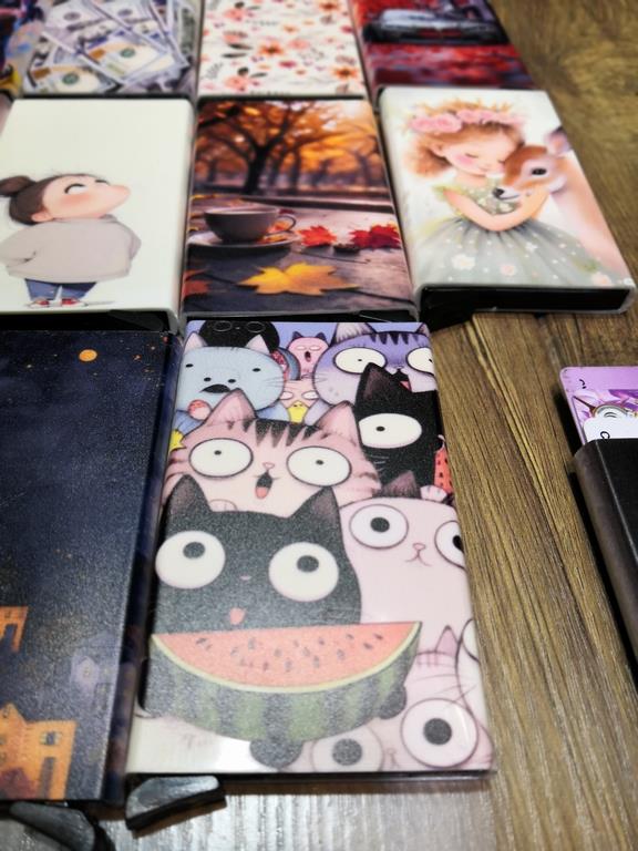 خرید جاکارتی خشابی pvc اعلا چاپ دار