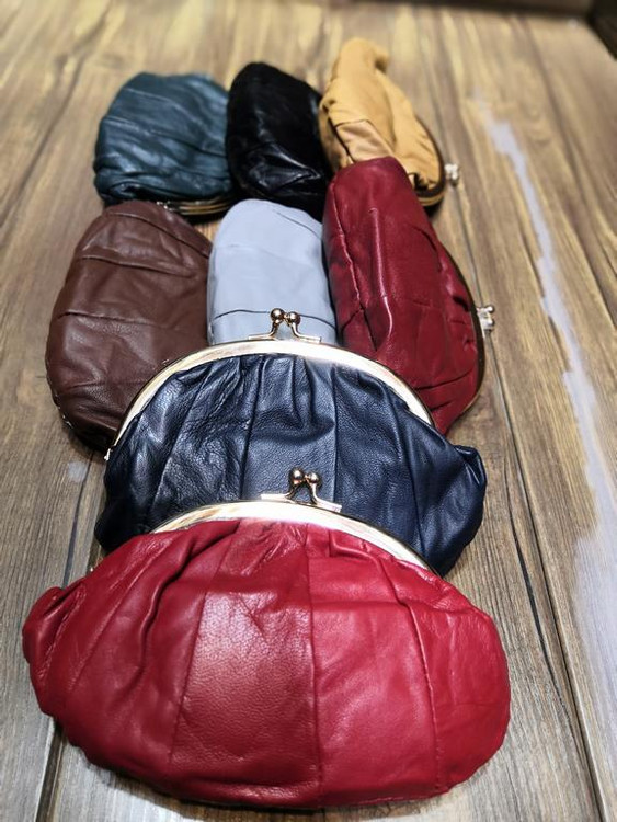 خرید کیف پول دهنه دار مدل قایقی چرم اعلا متوسط