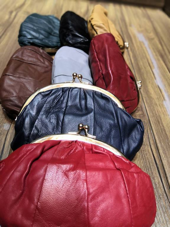 خرید کیف پول دهنه دار مدل قایقی چرم اعلا متوسط