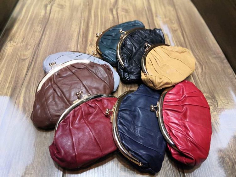 خرید کیف پول دهنه دار مدل قایقی چرم اعلا متوسط