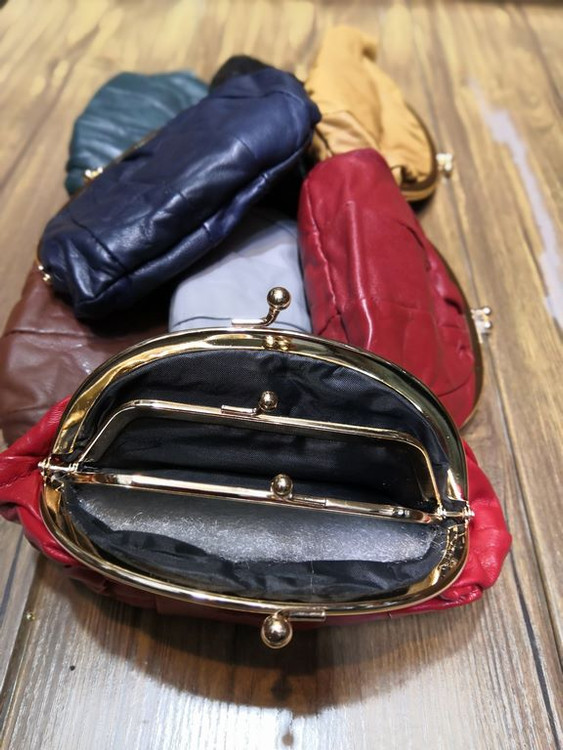 خرید کیف پول دهنه دار مدل قایقی چرم اعلا متوسط