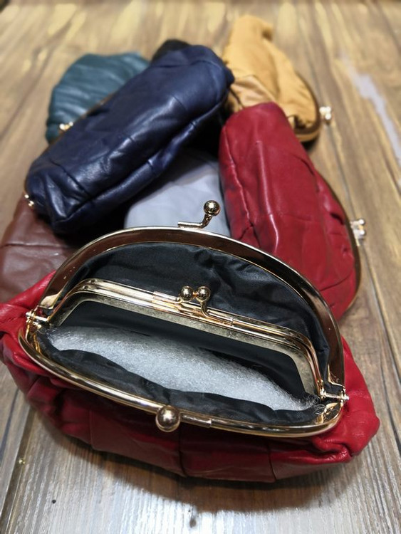 خرید کیف پول دهنه دار مدل قایقی چرم اعلا متوسط