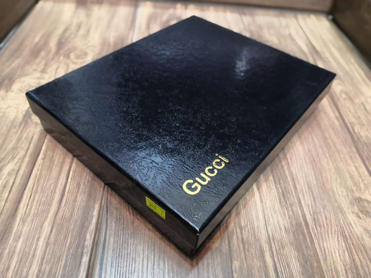 خرید ست کیف پول مردانه 4 تیکه جیبی چرم مصنوعی گوچی اعلا