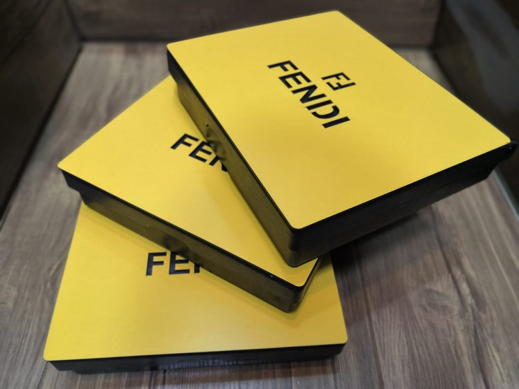 خرید ست کیف پول چرم گاوی طبیعی 3 تیکه جاکلیدی برند فندی