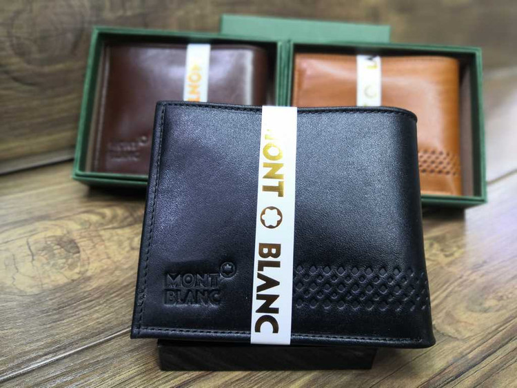 خرید کیف پول جیبی چرم گاوی طبیعی طرح دار برند مونت