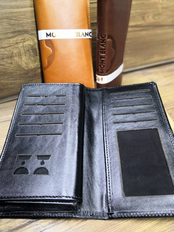 خرید کیف پول مردانه کتی چرم گاوی طبیعی اعلا برند مونت