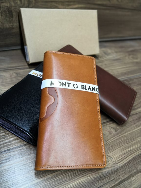 خرید کیف پول مردانه کتی چرم گاوی طبیعی اعلا برند مونت
