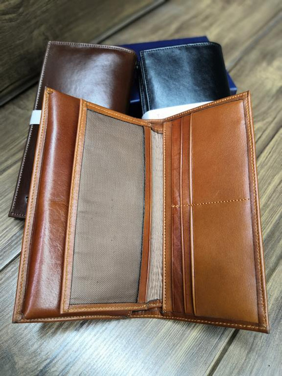 خرید کیف پول پالتویی چرم گاوی طبیعی برند تامی