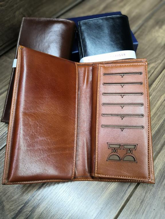 خرید کیف پول پالتویی چرم گاوی طبیعی برند تامی