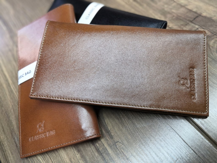 خرید کیف پول مردانه چرم گاوی طبیعی مدل کتی برند cb